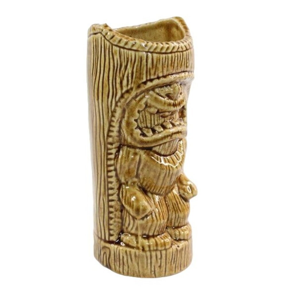 Tank House BBQ And Bar Tiki Mug Tiki Farm 2015 Brown Glaze - Picture 3 of 10